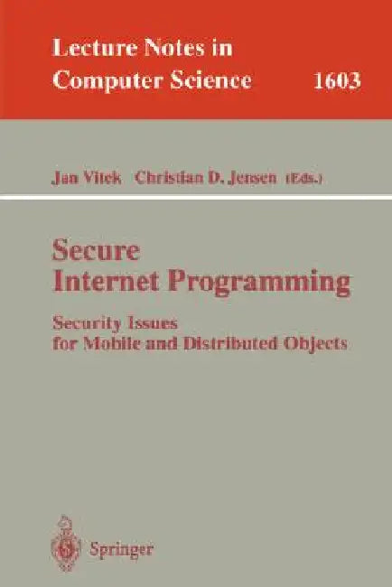 Buy Secure Internet Programming (English, Jan Vitek | Christian D. Jensen) Online at Best Price - BookBajar