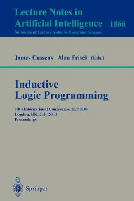 Buy Inductive Logic Programming (English, James Cussens | Alan Frisch) Online at Best Price - BookBajar