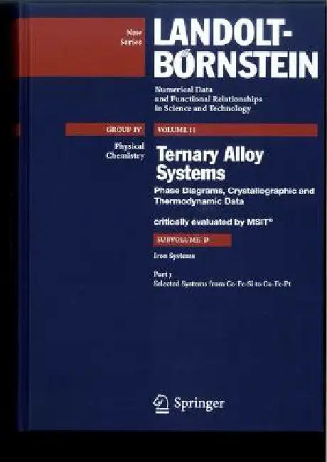 Selected Systems from Co-Fe-Si to Cu-Fe-PT (English, Msit Materials Science International Tea) - Image 1 - BookBajar