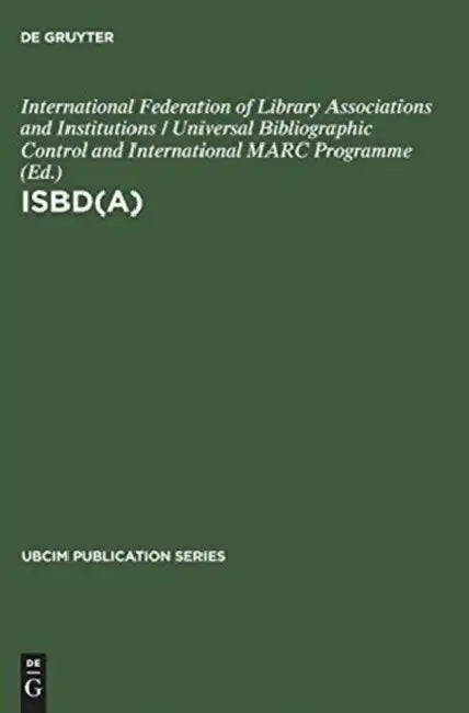 Buy Isbd(a) (English, International Federation of Library Asso) Online at Best Price - BookBajar