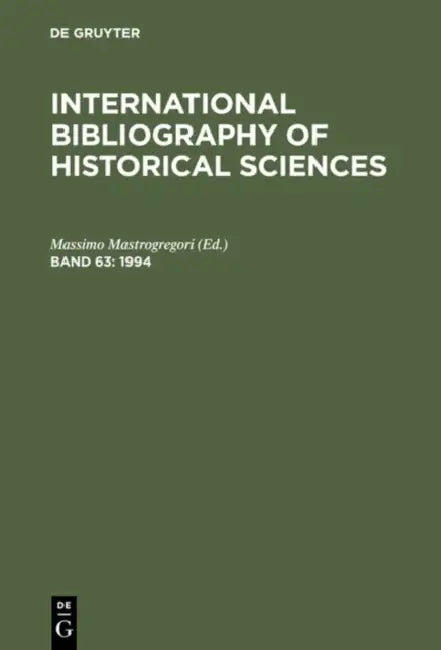 Buy International Bibliography of Historical Sciences (English, Massimo Mastrogregori) Online at Best Price - BookBajar