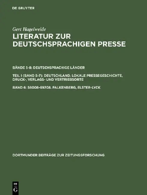 Buy 58008-69708. Falkenberg, Elster-Lyck (English, Gert Hagelweide) Online at Best Price - BookBajar
