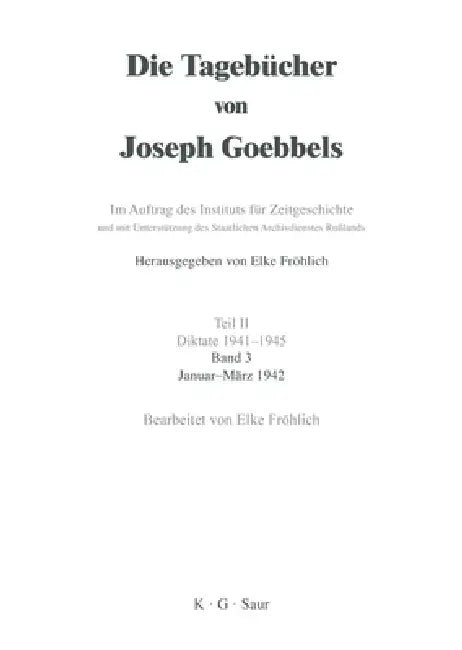 Buy Januar - März 1942 (English, Elke Fröhlich) Online at Best Price - BookBajar