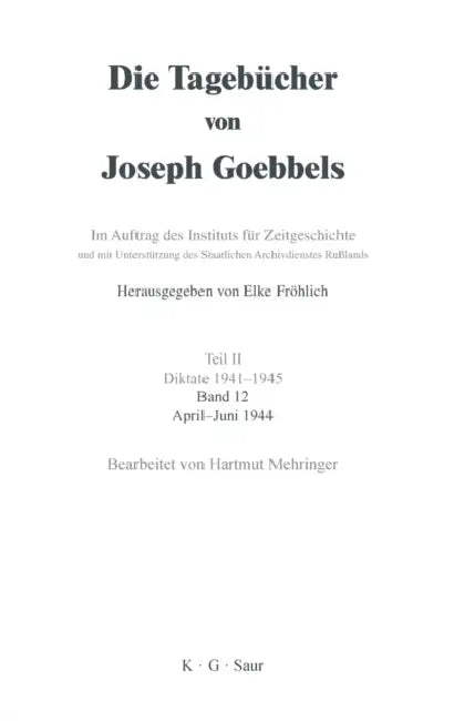 Buy April - Juni 1944 (English, Hartmut Mehringer) Online at Best Price - BookBajar