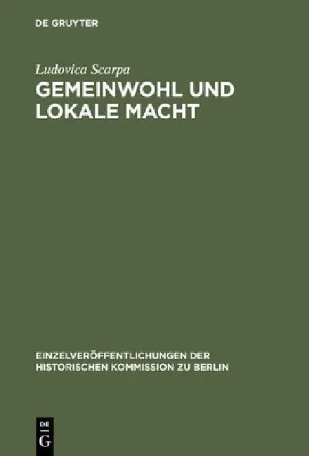 Buy Gemeinwohl und lokale Macht (English, Ludovica Scarpa) Online at Best Price - BookBajar