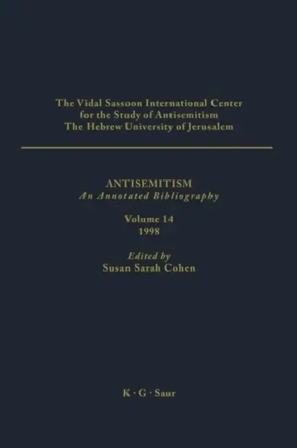 Antisemitism (English, Susan Sarah Cohen) - Image 1 - BookBajar