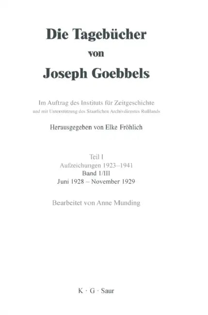 Buy Juni 1928 - November 1929 (English, Anne Mundig) Online at Best Price - BookBajar