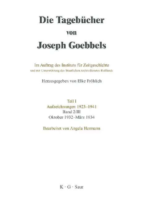 Oktober 1932 - März 1934 (English, Angela Hermann) - Image 1 - BookBajar