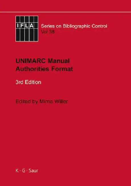 Buy Unimarc Manual (English, Mirna Willer) Online at Best Price - BookBajar
