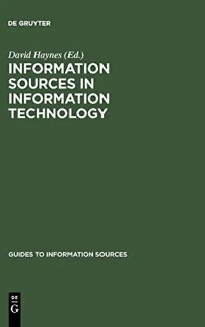 Buy Information Sources in Information Technology (English, David Haynes) Online at Best Price - BookBajar