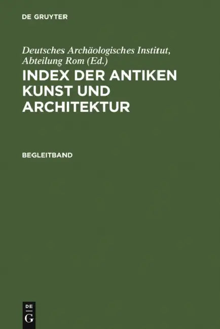 Buy Register Und Kommentar (English, Deutsches Archäologisches Institut Abtei) Online at Best Price - BookBajar
