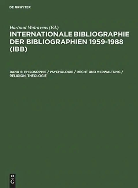 International Bibliography of Bibliographies 1959-1988 (English, Not Available (NA)) - Image 1 - BookBajar