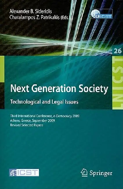 Buy Next Generation Society (English, Alexander B. Sideridis | Charalampos Z. Patrikakis) Online at Best Price - BookBajar