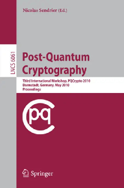 Buy Post-Quantum Cryptography (English, Nicolas Sendrier) Online at Best Price - BookBajar