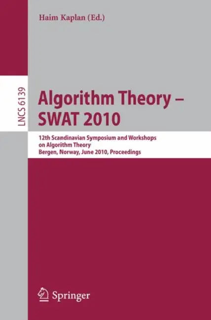 Buy Algorithm Theory - Swat 2010 (English, Haim Kaplan) Online at Best Price - BookBajar
