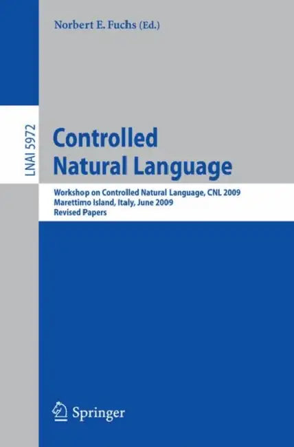 Buy Controlled Natural Language (English, Norbert E. Fuchs) Online at Best Price - BookBajar