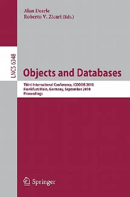 Objects and Databases (English, Alan Dearle | Roberto V. Zicari) - Image 1 - BookBajar