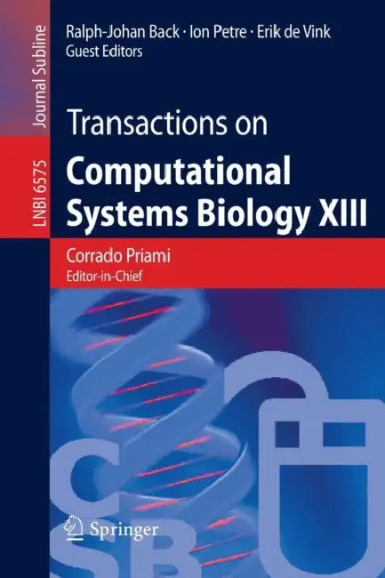 Buy Transactions on Computational Systems Biology XIII (English, Corrado Priami | Ralph-Johan Back | Ion Petre) Online at Best Price - BookBajar