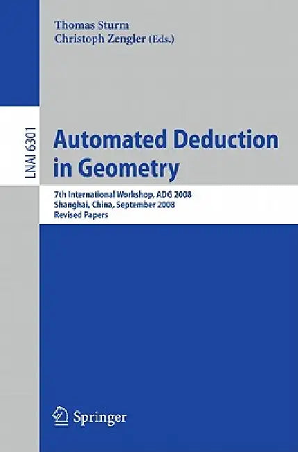 Buy Automated Deduction in Geometry (English, Thomas Sturm | Christoph Zengler) Online at Best Price - BookBajar