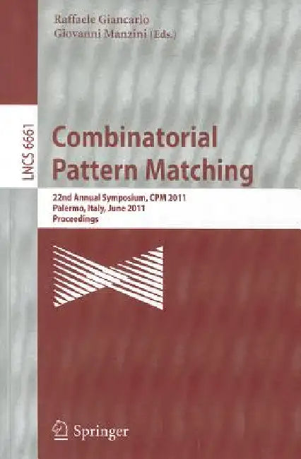 Buy Combinatorial Pattern Matching (English, Raffaele Giancarlo | Giovanni Manzini) Online at Best Price - BookBajar