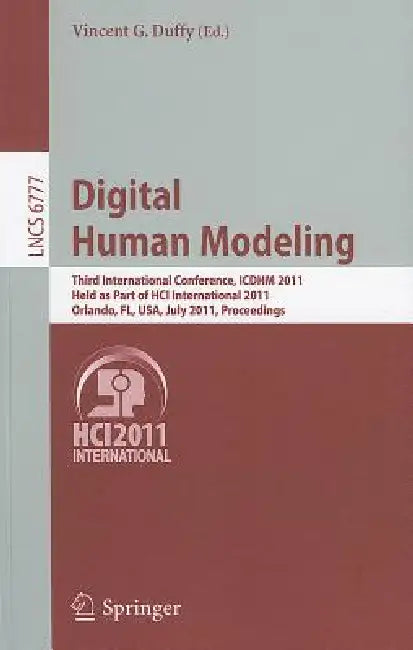 Digital Human Modeling (English, Vincent G. Duffy) - Image 1 - BookBajar