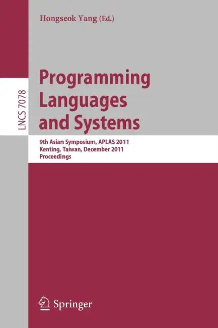 Buy Programming Languages and Systems (English, Hongseok Yang) Online at Best Price - BookBajar
