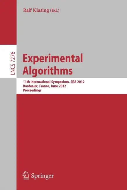 Buy Experimental Algorithms (English, Ralf Klasing) Online at Best Price - BookBajar