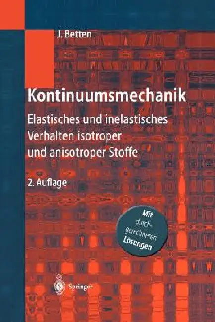 Buy Kontinuumsmechanik (English, Josef Betten) Online at Best Price - BookBajar