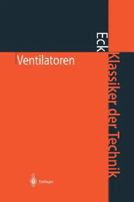 Buy Ventilatoren (English, Bruno Eck | H. Ufer) Online at Best Price - BookBajar
