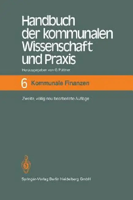 Buy Handbuch Der Kommunalen Wissenschaft Und PRAXIS (English, Günter Püttner) Online at Best Price - BookBajar
