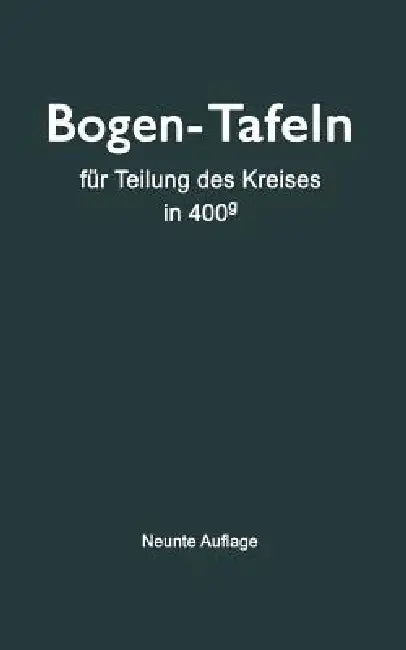 Buy Taschenbuch Zum Abstecken Von Kreisbogen (English, Max Höfer | Jürgen Streble) Online at Best Price - BookBajar