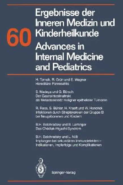 Buy Ergebnisse Der Inneren Medizin Und Kinderheilkunde/Advances in Internal Medicine and Pediatrics (English, M. Brandis | A. Fanconi | P. Frick) Online at Best Price - BookBajar