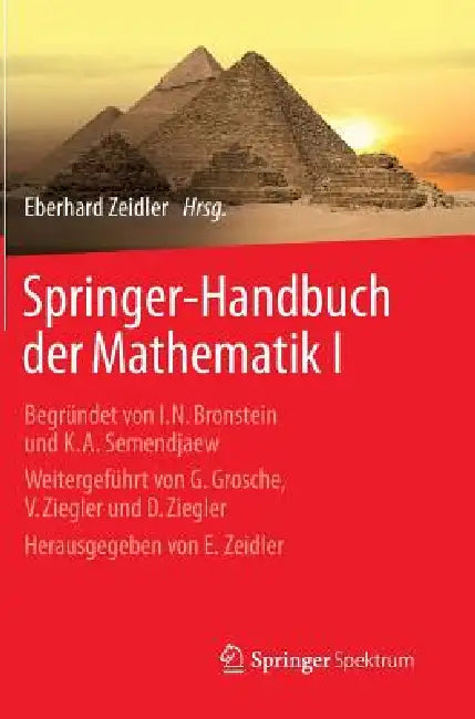 Buy Springer-Handbuch Der Mathematik I (English, Eberhard Zeidler | Eberhard Zeidler) Online at Best Price - BookBajar