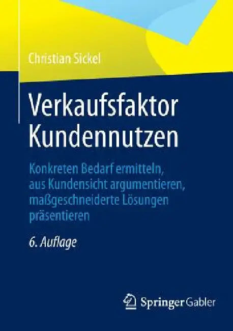 Verkaufsfaktor Kundennutzen (English, Christian Sickel) - Image 1 - BookBajar