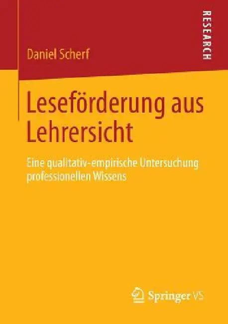Leseförderung Aus Lehrersicht (English, Daniel Scherf) - Image 1 - BookBajar
