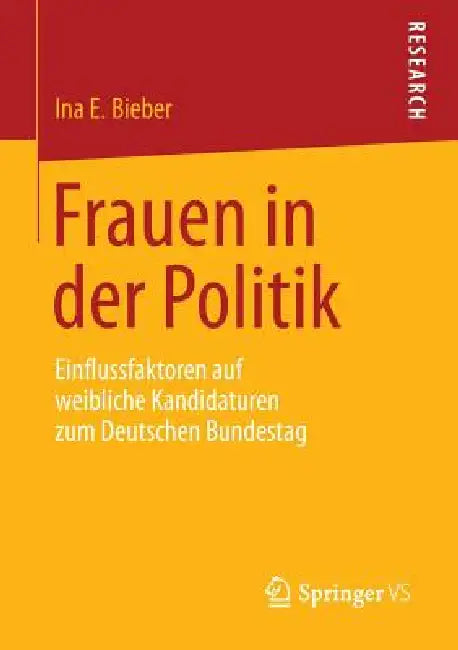 Buy Frauen in Der Politik (English, Ina E. Bieber) Online at Best Price - BookBajar