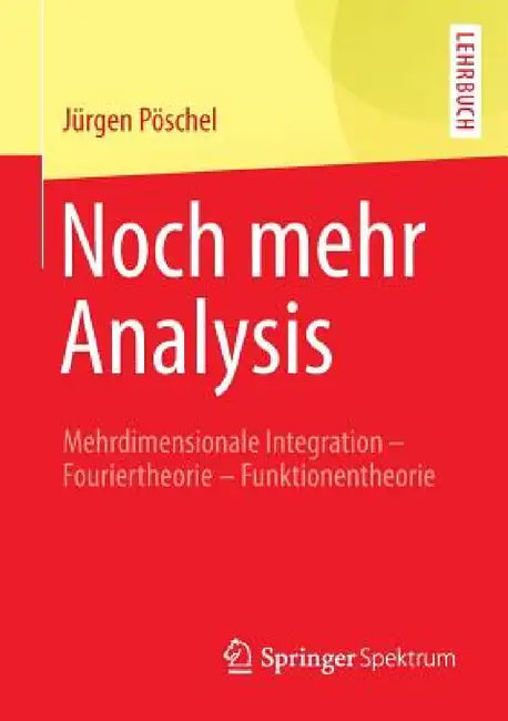 Buy Noch Mehr Analysis (English, Jürgen Pöschel) Online at Best Price - BookBajar