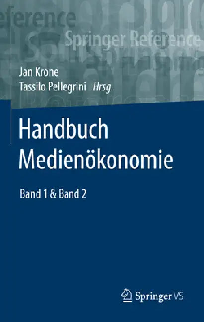 Buy Handbuch Medienökonomie (English, Jan Krone | Tassilo Pellegrini) Online at Best Price - BookBajar