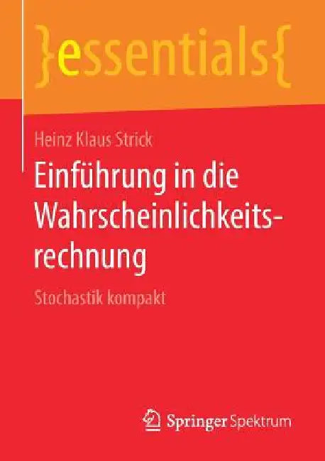 Buy Einführung in Die Wahrscheinlichkeitsrechnung (English, Heinz Klaus Strick) Online at Best Price - BookBajar