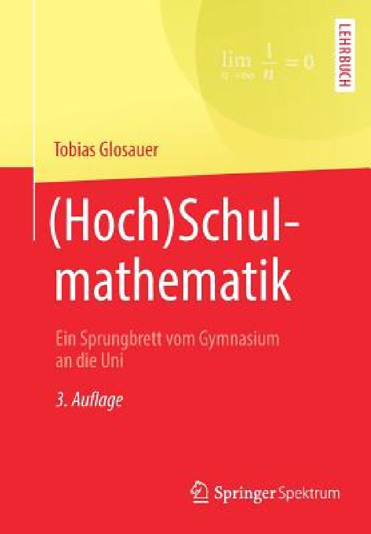 Buy (Hoch)Schulmathematik (English, Tobias Glosauer) Online at Best Price - BookBajar