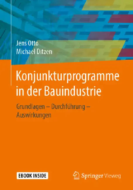 Buy Konjunkturprogramme in Der Bauindustrie (English, Jens Otto | Michael Ditzen) Online at Best Price - BookBajar