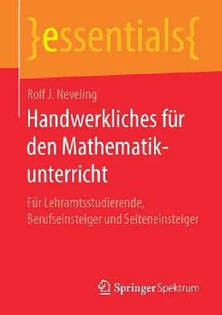 Buy Handwerkliches Für Den Mathematikunterricht (English, Rolf J. Neveling) Online at Best Price - BookBajar