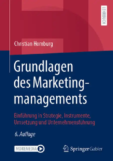 Buy Grundlagen Des Marketingmanagements (English, Christian Homburg) Online at Best Price - BookBajar