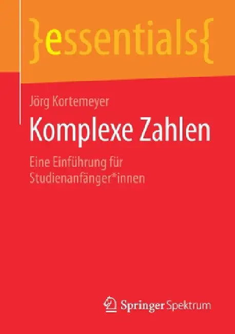 Komplexe Zahlen (English, Jörg Kortemeyer) - Image 1 - BookBajar