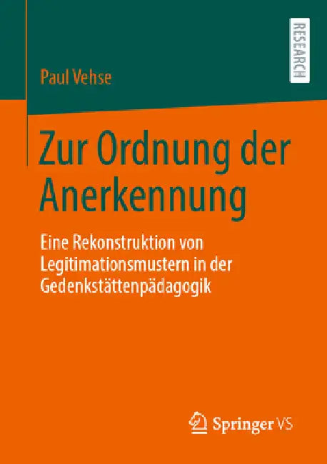 Zur Ordnung Der Anerkennung (English, Paul Vehse) - Image 1 - BookBajar