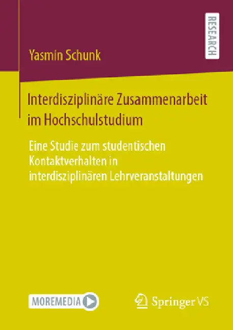 Interdisziplinäre Zusammenarbeit Im Hochschulstudium (English, Yasmin Schunk) - Image 1 - BookBajar