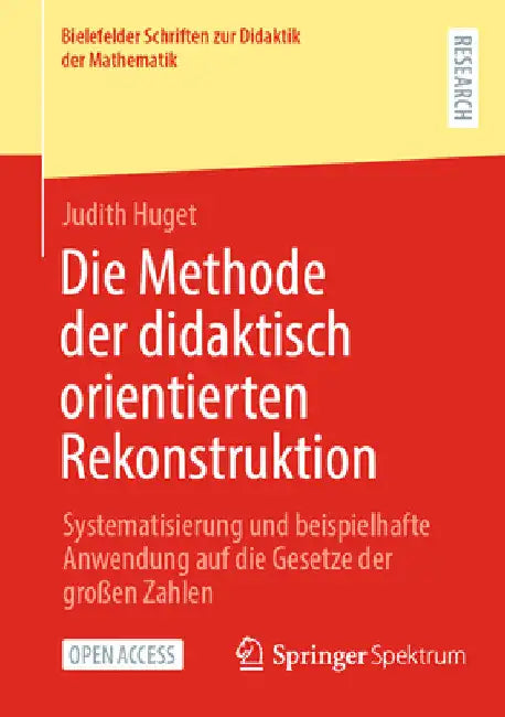 Buy Die Methode Der Didaktisch Orientierten Rekonstruktion (English, Judith Huget) Online at Best Price - BookBajar