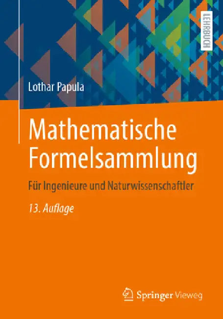 Mathematische Formelsammlung (English, Lothar Papula) - Image 1 - BookBajar