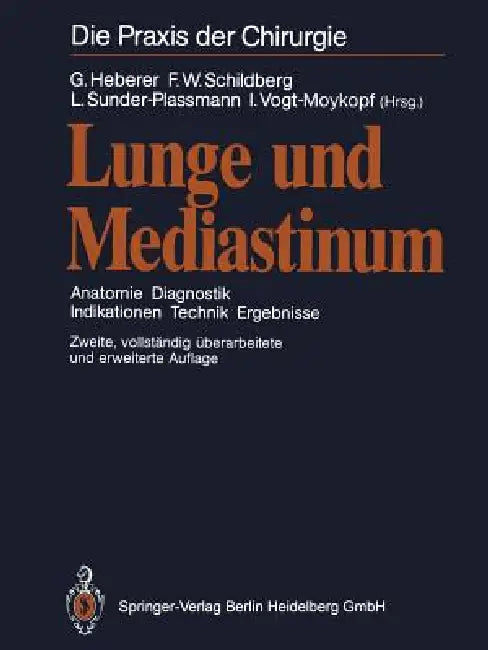 Lunge Und Mediastinum (English, G. Heberer | F. W. Schildberg | L. Sunder-Plassmann) - Image 1 - BookBajar