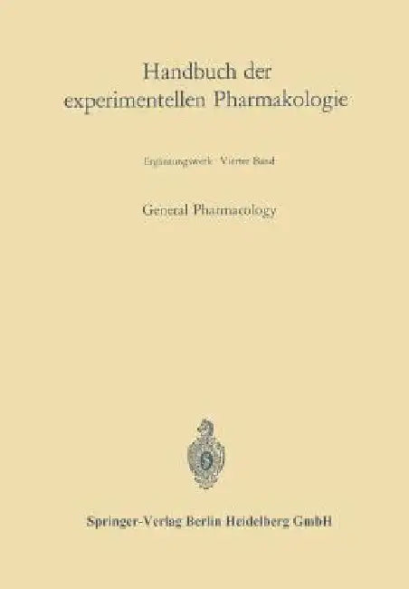 General Pharmacology (English, Johannes Carl Bock | Gustav V. R. Born | Oskar Eichler) - Image 1 - BookBajar